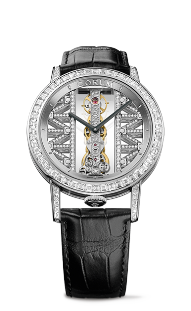 Golden Bridge 43 White Gold Baguette Watch - B113/04069 - 113.992.69/0F01 GG69G